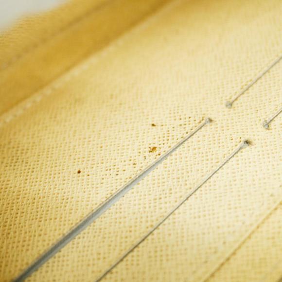 Louis Vuitton Long Wallet Damier Azur Zippy N60019 White Men's Women's - Picture 8 of 15